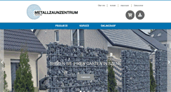Desktop Screenshot of metallzaunzentrum.de